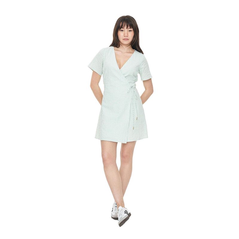 Huffer Catalina Wrap Mini Dress image number 0